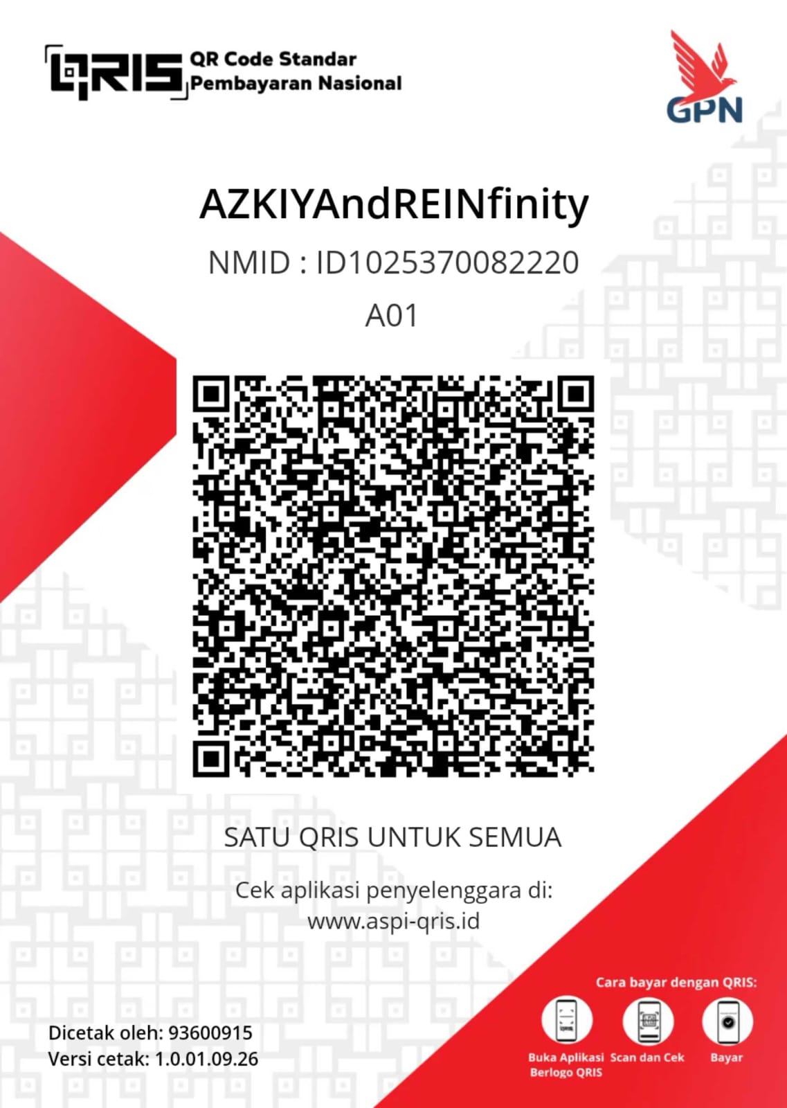 QRIS AZKIYAndREINfinity